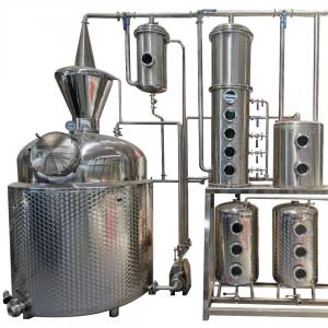 China 380-440V GHO SUS304 Copper Glass Distiller Still Distilling Column Distillery Equipment wholesale