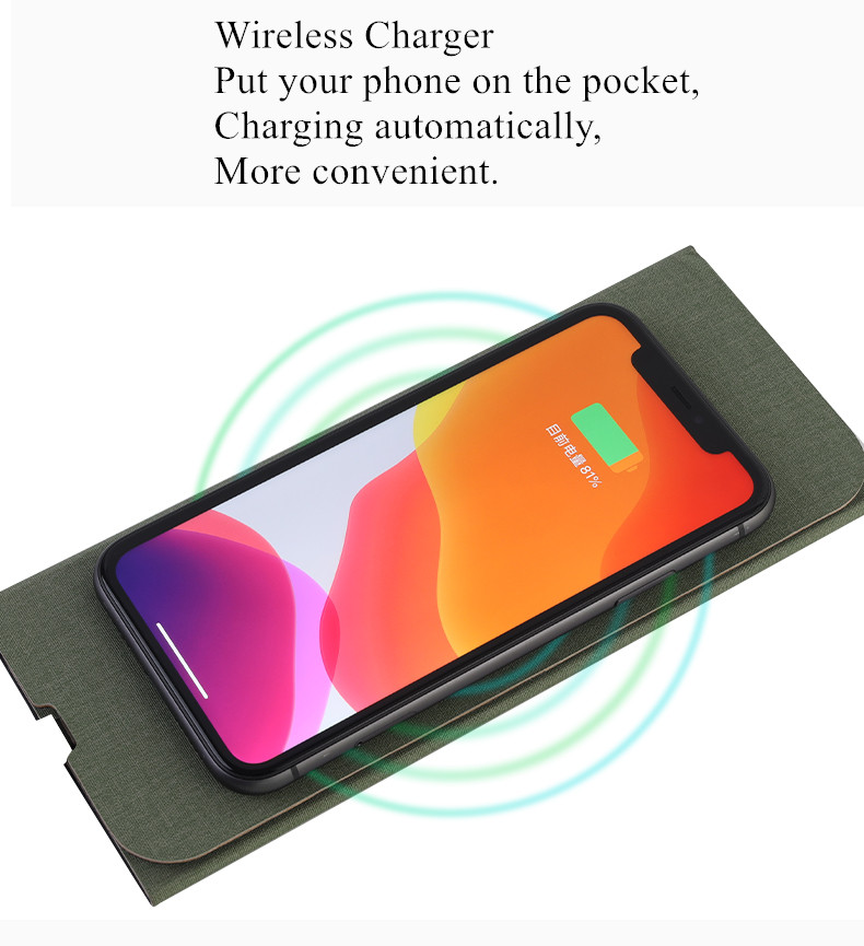 34cm Wireless Charging Mouse Pad