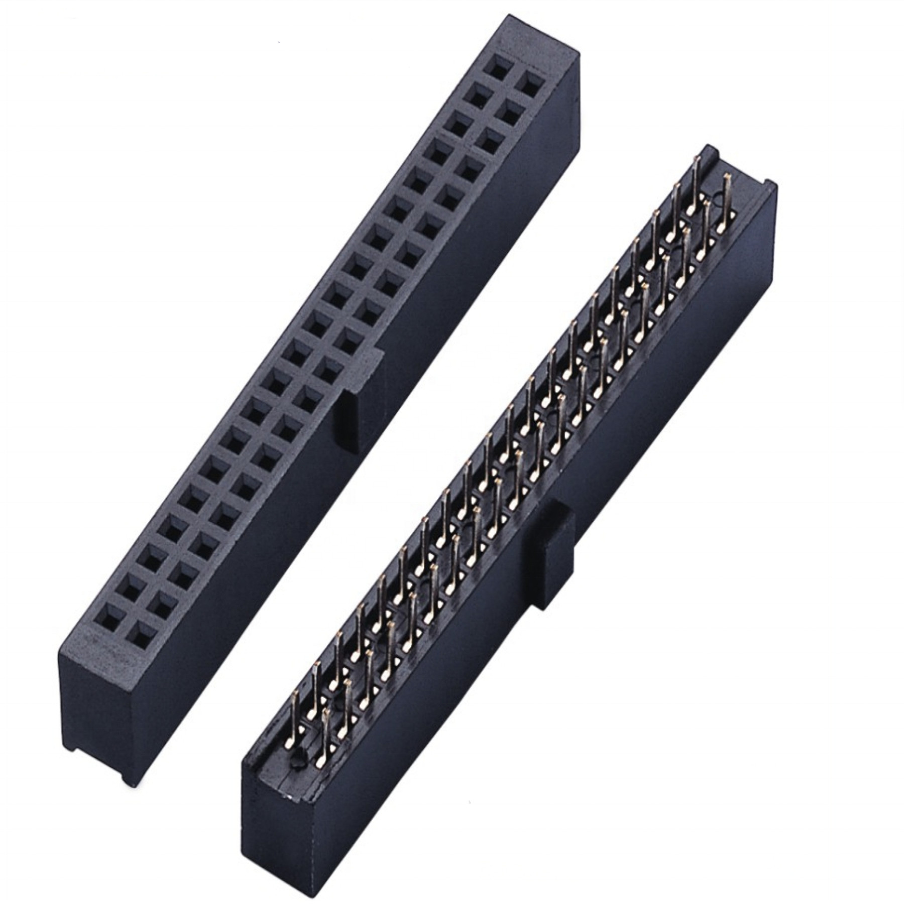 Three / Four Rows DIP 2.54mm Female Header Connector For Electronics usage