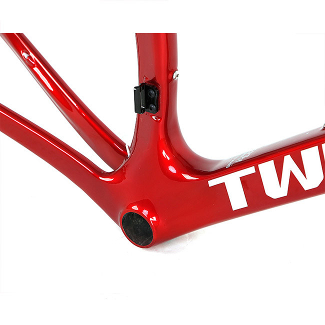 Height 52cm Carbon Road Bike Frame , TWITTER Thunder Frameset 700x25C Wheel Size