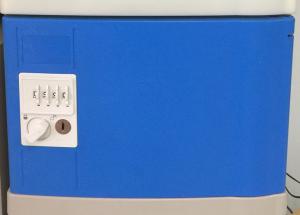China Blue School Lockers For Students , 5 Tier Middle School Lockers With 4 Digit Lock wholesale