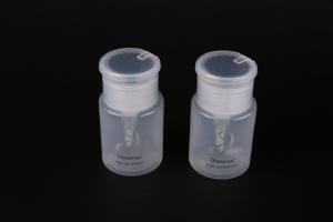 China Cleansing Nail Polish Remover Pump Bottle HDPE 90ml Nail Varnish Remover Dispenser  wholesale