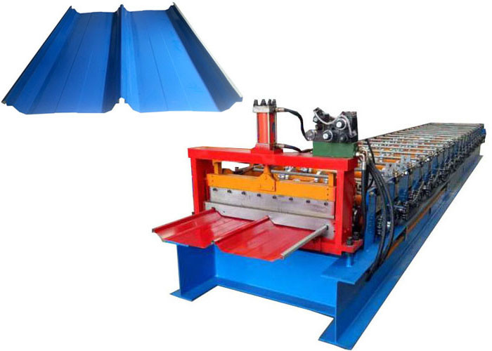 Aluminum Profile Standing Seam Roll Forming Machine Joint Hidden Type Chain Size 27mm