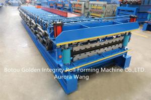 China Double layer metal roll forming machine New type automatic metal sheet double layer panel roll forming rolling machine p wholesale