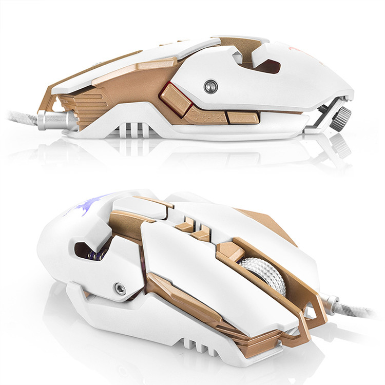 4mA Optical 8D 6800DPI USB Gaming Mouse Multicolor