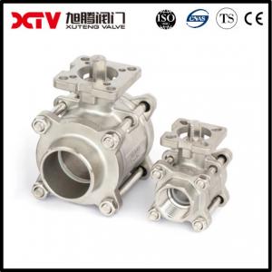 China Xtv Soft Seated Stainless Steel Ball Valve with Butt Welding and Mounting Pad Full Payment wholesale