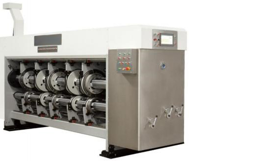Lead Edge Feeding Four Colors Flexo Printer Slotter Machine With Auto Stacker