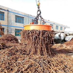 China Excavator Magnet Lifting Electromagnet Permanent Magnetic 2 Tons 900mm Diameter wholesale