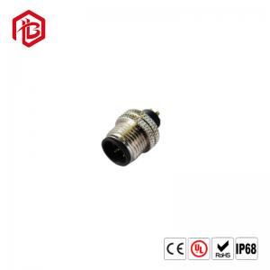 China M12 4 Pin Aviation Cable Connector For Pcb Board Metal Connector Plug+Socket Coupler wholesale