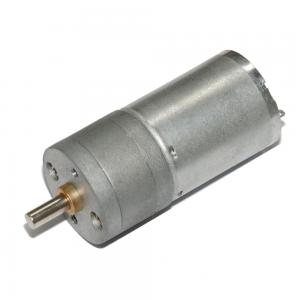 China 25mm 20 Rpm Brush Dc Gear Motor 6V 12V Low Speed Micro Geared DC Motor wholesale