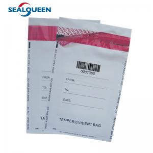 China Opaque Packing Tamper Evident Security Bags Custom Plastic Self Seal on sale