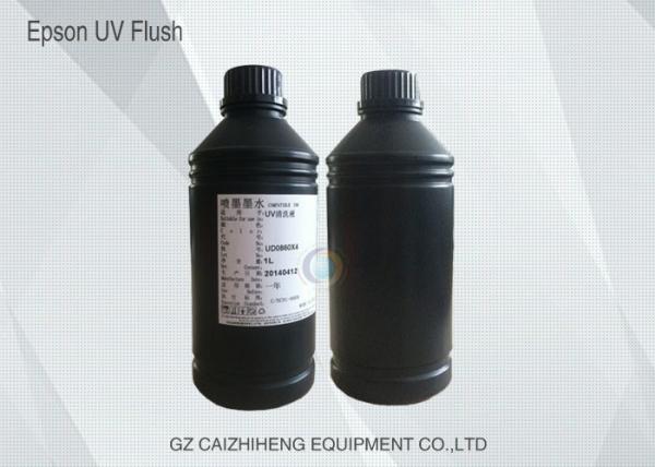 Quality 1 Liter Smooth UV LED Ink Solvent Flush For Epson DX5 / DX7 Printhead for sale