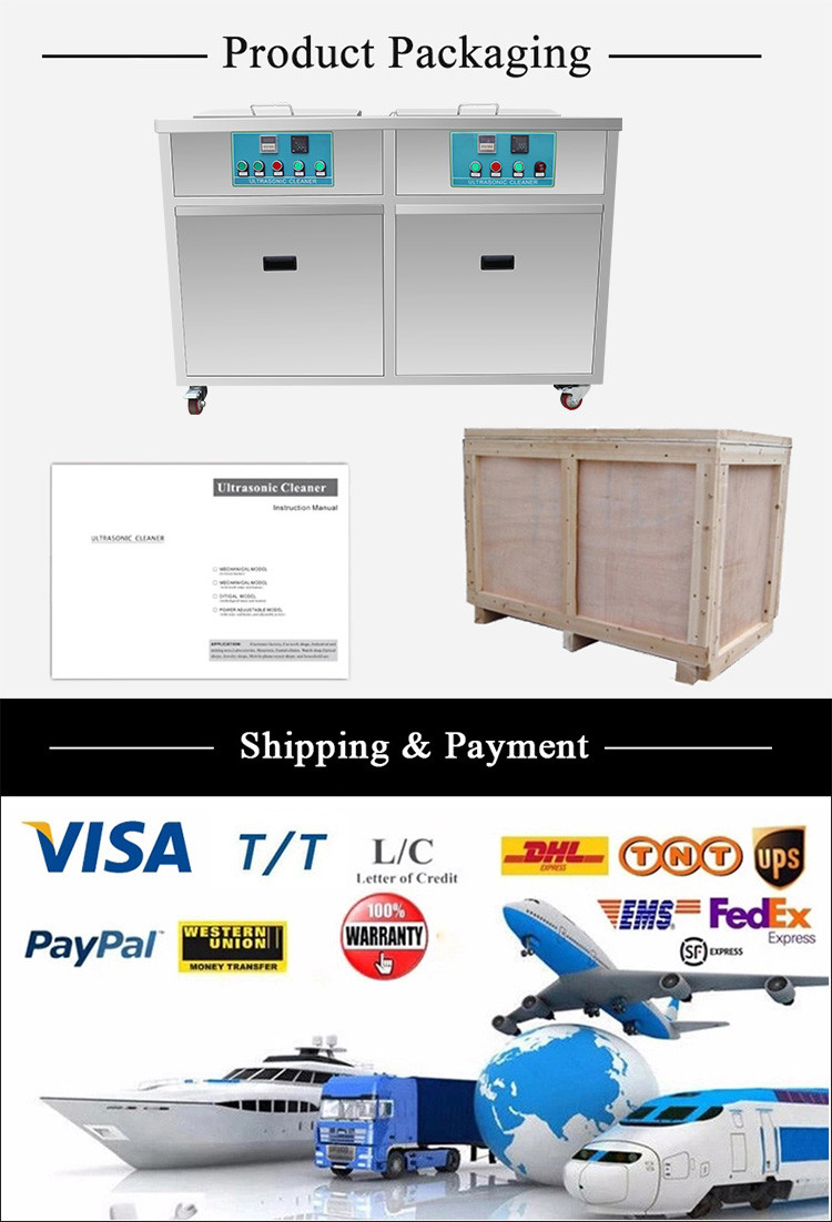 Industrial 540L 40KHZ Multi Tank Ultrasonic Cleaner For Car Parts