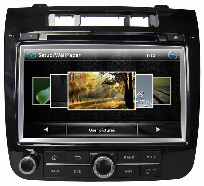 Ouchuangbo Car Navi Multimedia Radio DVD Stereo iPod RDS for Volkswagen Touareg 2010-2012 OCB-8009A