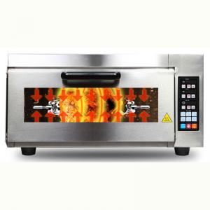 China 2500W Stainless Steel Stone Pizza Oven with Digital Timer Control and Snack Function on sale