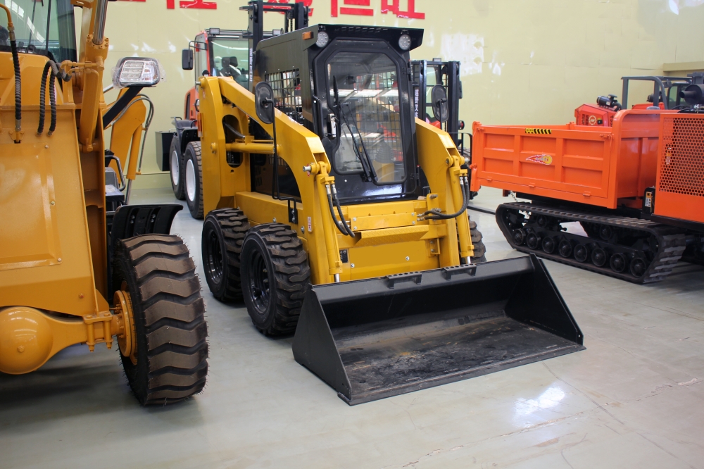 Earth Moving Machinery Mini Front End Log Loader With Other Hydraulic Pump