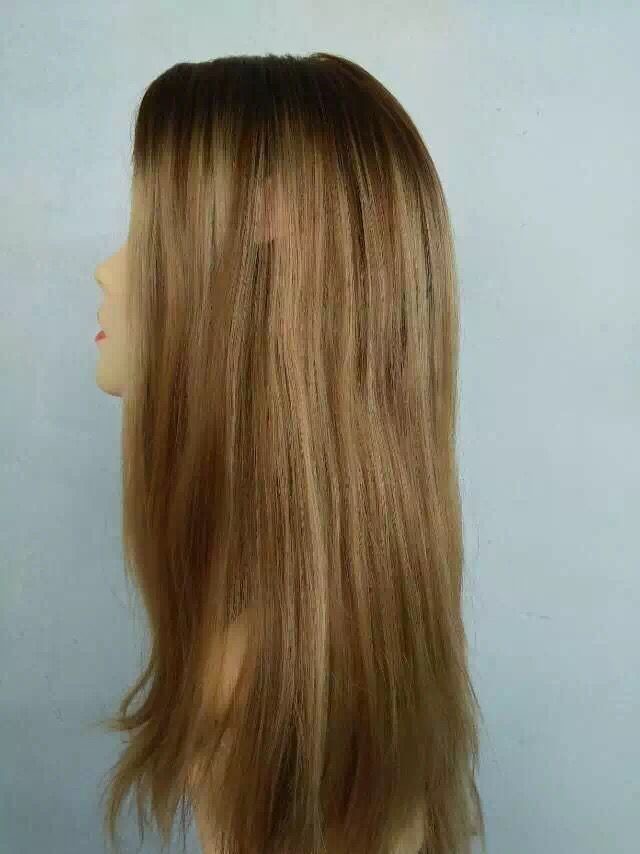 Small Layer Wig European 100% Human Hair Wig Jewish Wig Cheap Wig,Highlight Human Hair Wig