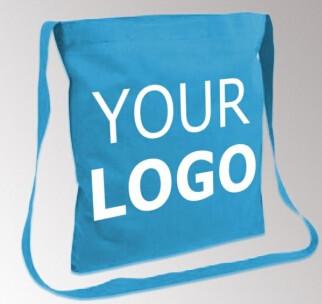 custom logo printed long handle calico cotton bag canvas tote bag,reusable cotton cloth pouch canvas tote bag long handl