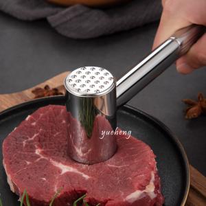 China Stainless steel Meat Hammer Tenderizer Mallet Stainless  steel Meat & Poultry Tools Meat Tenderizer for knock the Beef S wholesale