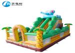 Best price forest slide, lovely PVC inflatable dry slide, small land slide for