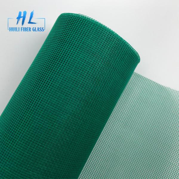 UV Resistant Fiberglass PVC Window Screen Roll E Glass Wire Anti Resistant 120g