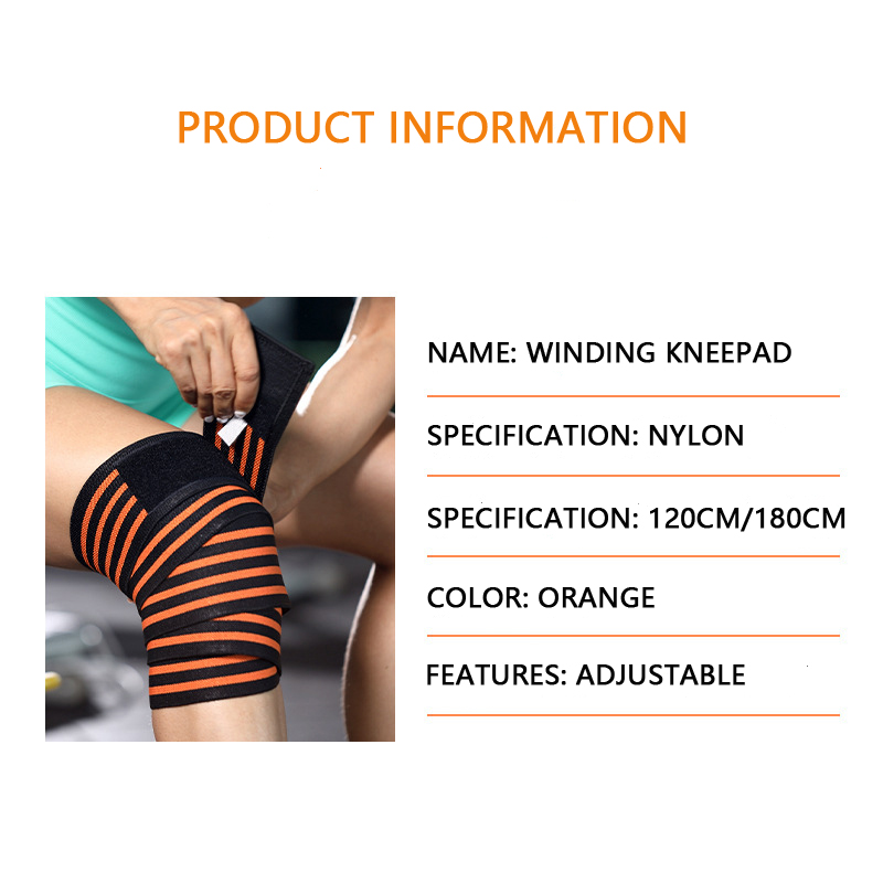 High Quality Adult Brace Adjustable Guard Sports Knee Wraps