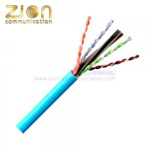 China 23AWG 4 Twisted Pair UTP Cat 6a Copper Cable 1000ft 305m wholesale