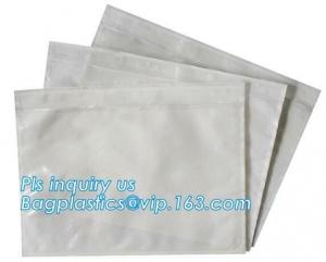 China polyethene PE self-adhesive packing list document envelopes, PE packing list envelope, self adhesive closure packing lis wholesale