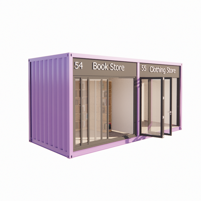 20ft Container Pop Up Coffee Shop Restaurant Mobile Container Bar with Modern Design and Customized Color