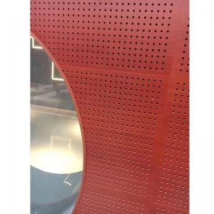 China Cinema Perforated Wood Acoustic Panels Carved Pattern Sound Absorption wholesale