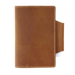 China A5 Vintage Crazy Horse Soft Leather Notebook 100% Genuine Leather Journal wholesale