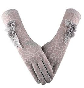 China Beauty Elegant Lace Driving Gloves Summer Fall Sunblock Gift For Girls wholesale