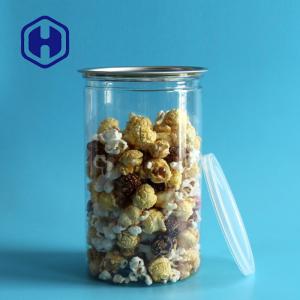 China 1130ml 401 Long Round EOE Transparent Plastic Tubs Popcorn Packaging Containers on sale