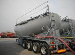 TITAN VEHICLE 4 axle big capacity bulk powder goods tanker cheap bulk cement