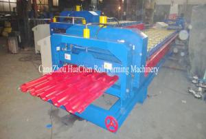 China Steel Roof Panel Glazed Tile Roll Forming Machine For Construction on sale