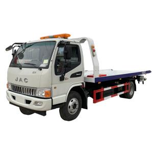 China 6 Wheels Flatbed Wrecker Truck JAC / 4 Ton Winch Tow Truck on sale