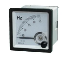 China Panel Meter 55 - 65Hz Analog 48 Frequency Ammeter 3 Accuracy Class on sale