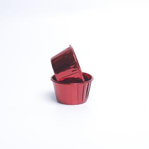 China Compostable Aluminum Foil Cupcake Liners , Disposable Muffin Baking Cup wholesale