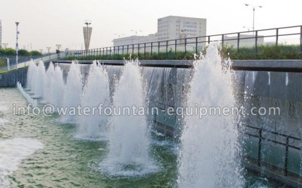 Commercial Cascade Fountain Nozzle , Stainless Steel Fountain Nozzles Wind Resistance