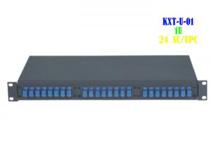 China Optic Cable 24 Port Patch Panel Rack Mount Network Computer Room Support wholesale