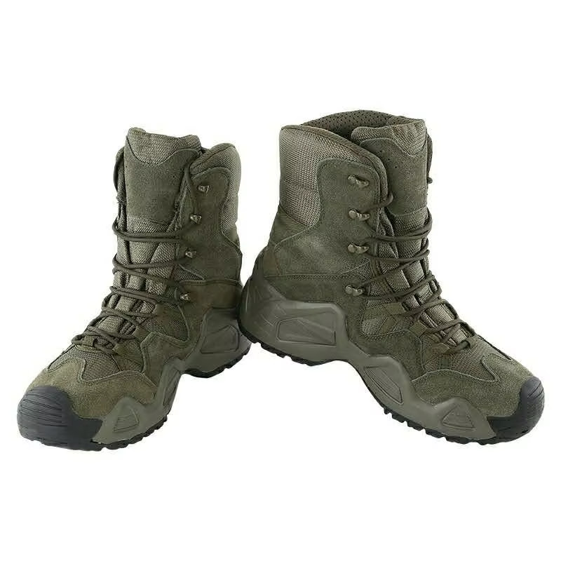 High Top Tactical Boots Waterproof Hiking Botas Comfortable Desert Boots