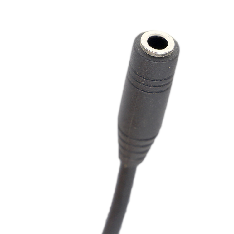 Short 20cm 3.5mm 4 Poles TRRS Male To 3.5mm TRRS Female Stereo Aux Audio Extension Cable