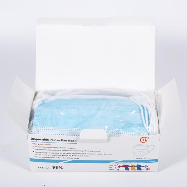 Factory directly sale non woven 3 ply disposable medical mask mascarilla medical