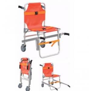 China Aluminum Alloy Stair Chair Stretcher , Foldable Ambulance Stretcher Trolley on sale
