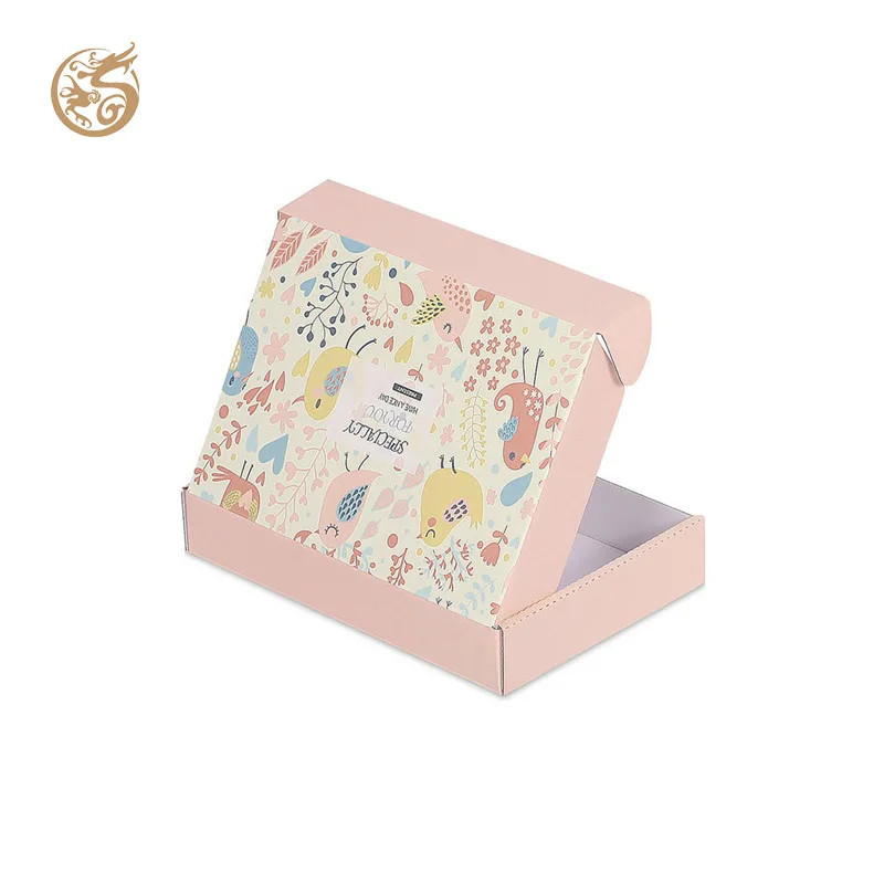 Eco-Friendly Mailing Shipping Boxes Custom Logo Corrugated Paper Box Matt Postal Mailer Box