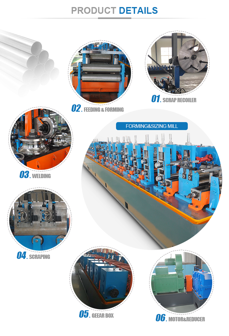 High Precision Double Radius Hole Ce Steel Pipe Production Line 100m/Min