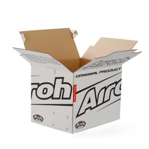 China Custom Folding Corrugated Cardboard Box , Corrugated Cardboard Shipping Boxes wholesale