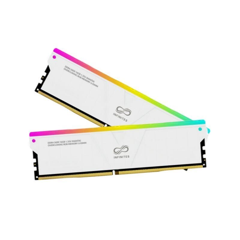 Infinites Memory Solution DDR4 288pin 16GB 3600MHz Udimm PC-28800 1.35V Non Ecc Gen 4 RGB Gameing Memory Stick