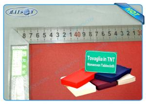 China PP Non Woven Disposable Table Cloth Spunbond Polypropylene Non Woven Table Cover wholesale
