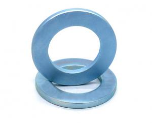China Kellin Neodymium Magnet Ring Zn Coated Round Square Magnet Neodymium Strong Large Magnet Ring for Speaker on sale